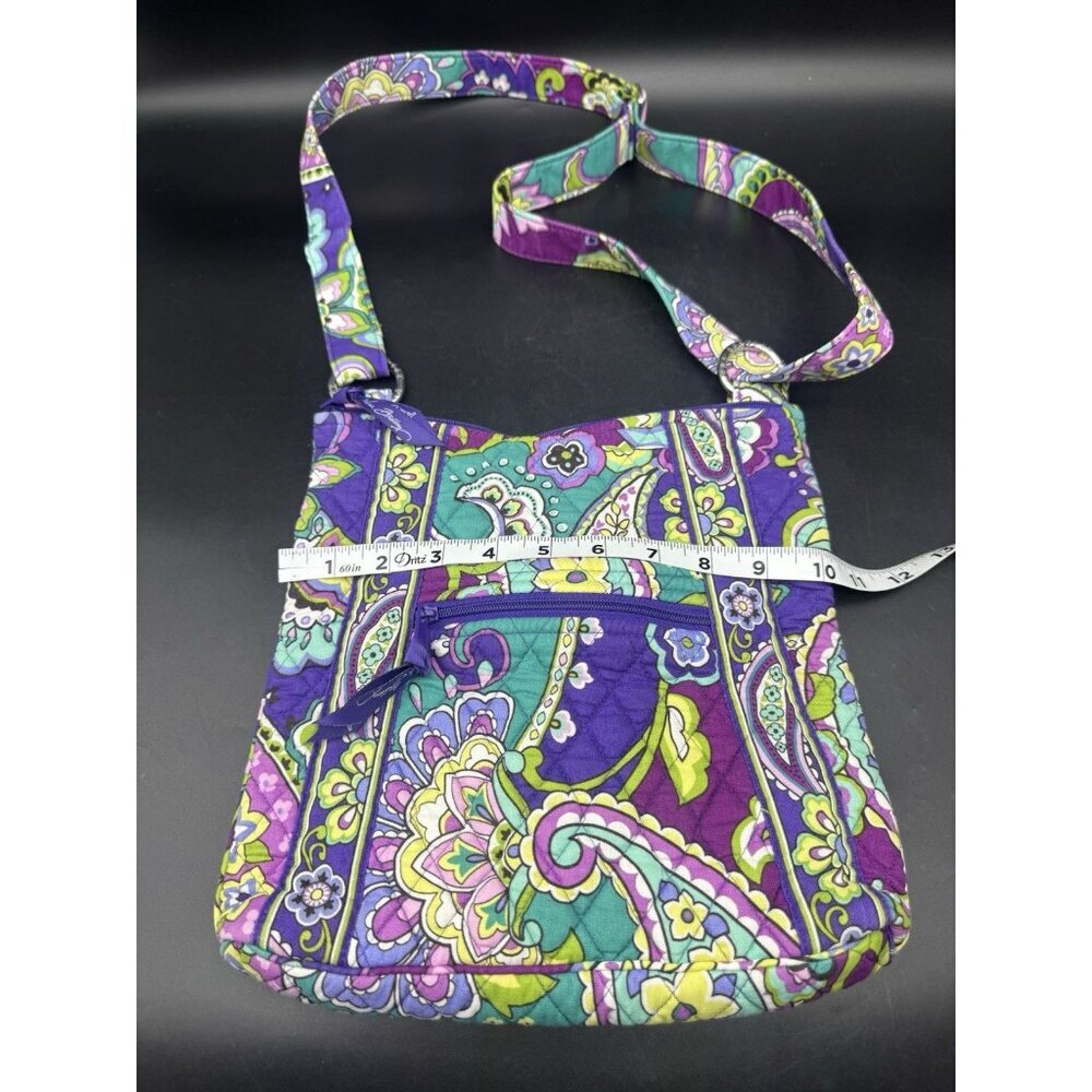 Vera Bradley‎ Retired Heather Paisley Hipster Crossbody Purse Classic Travel - Picture 15 of 16